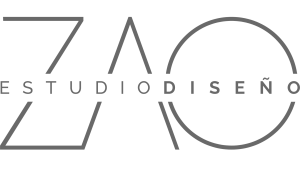 Logo ZAO Estudio de color gris