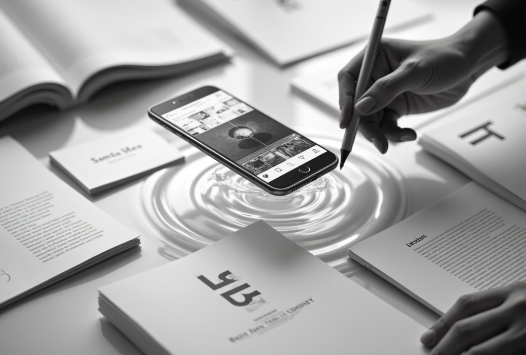 Diseño gráfico de app en dispositivo móvil
